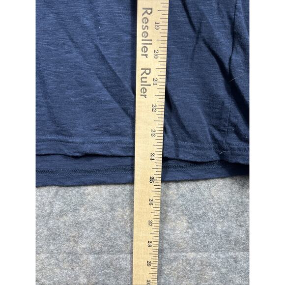 Ariat Shirt Womens XL Blue‎ Short Sleeve Crew Neck Cowgirl American Flag Bison - Picture 5 of 9